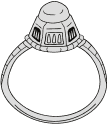 Hashtag List Item Ring
